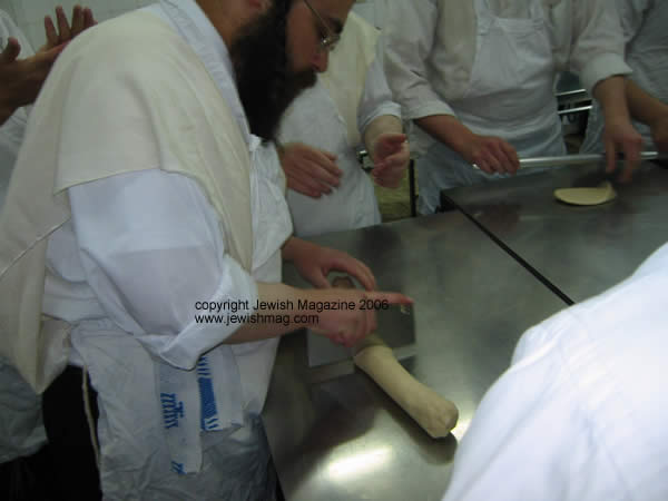 Hand Made Matzot - Baking Matzo in a Matzah Bakery