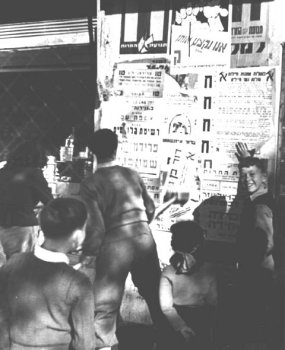 Children Putting Up Election Posters