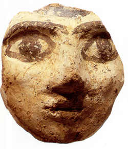figurine of painted face
