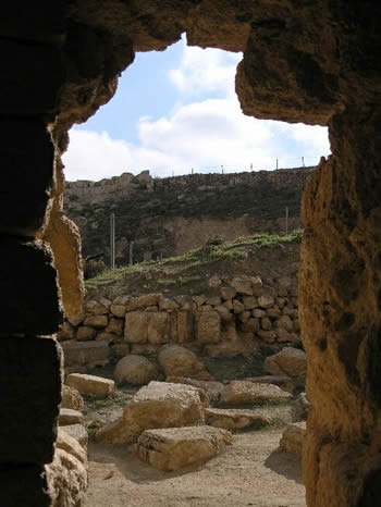View from inside Herodian